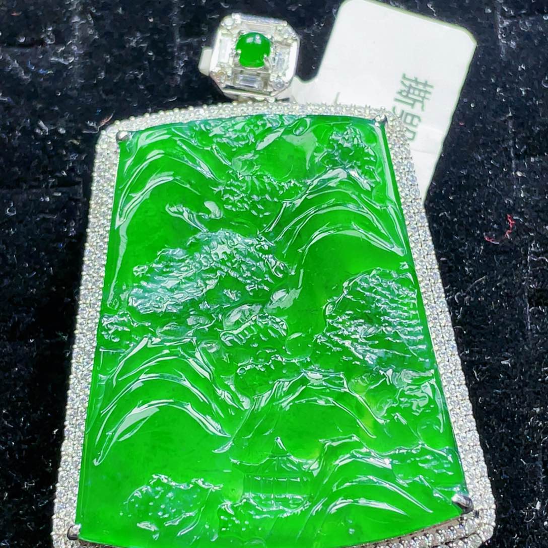 翡翠颈饰未镶嵌13，