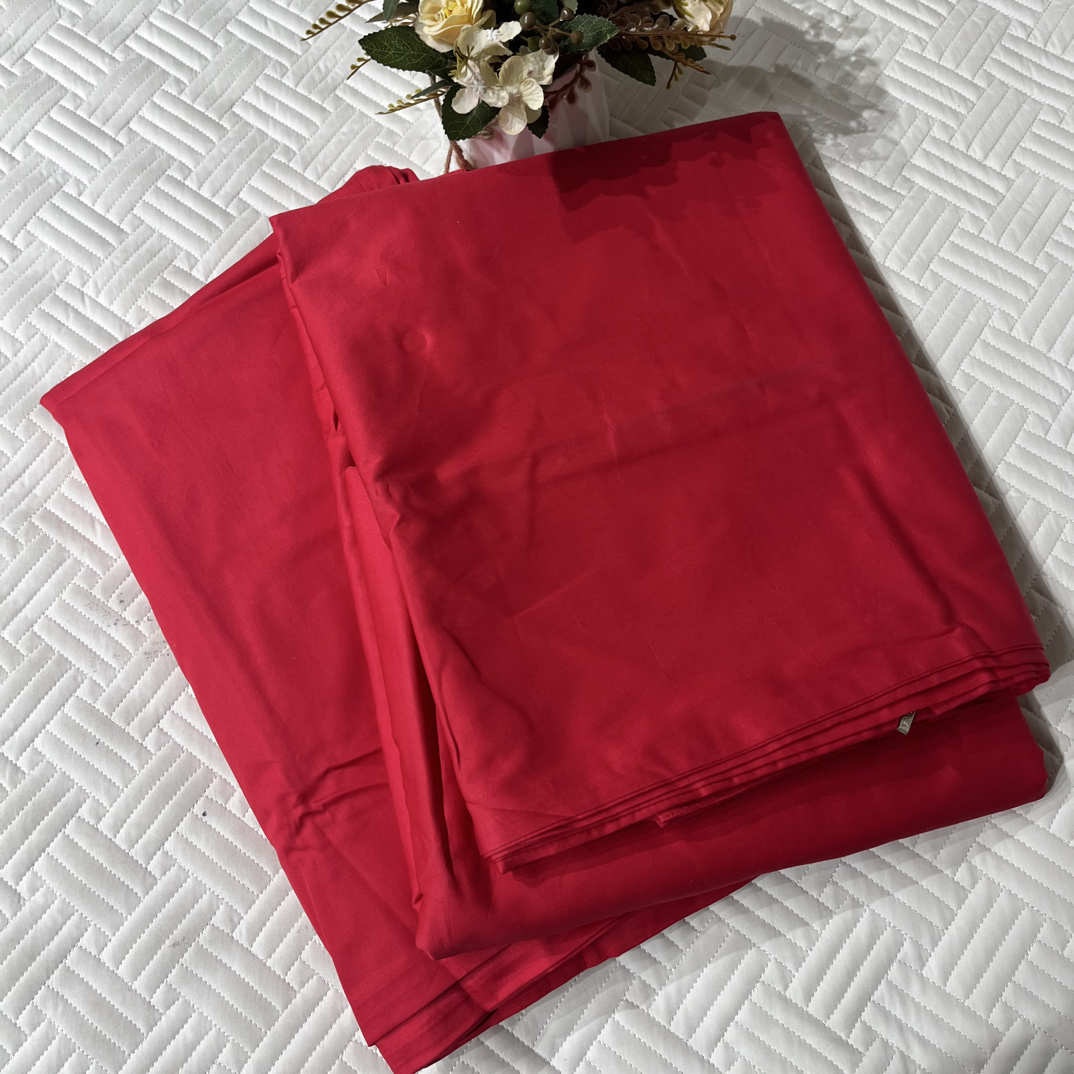 样品红被套150*200微瑕～L73