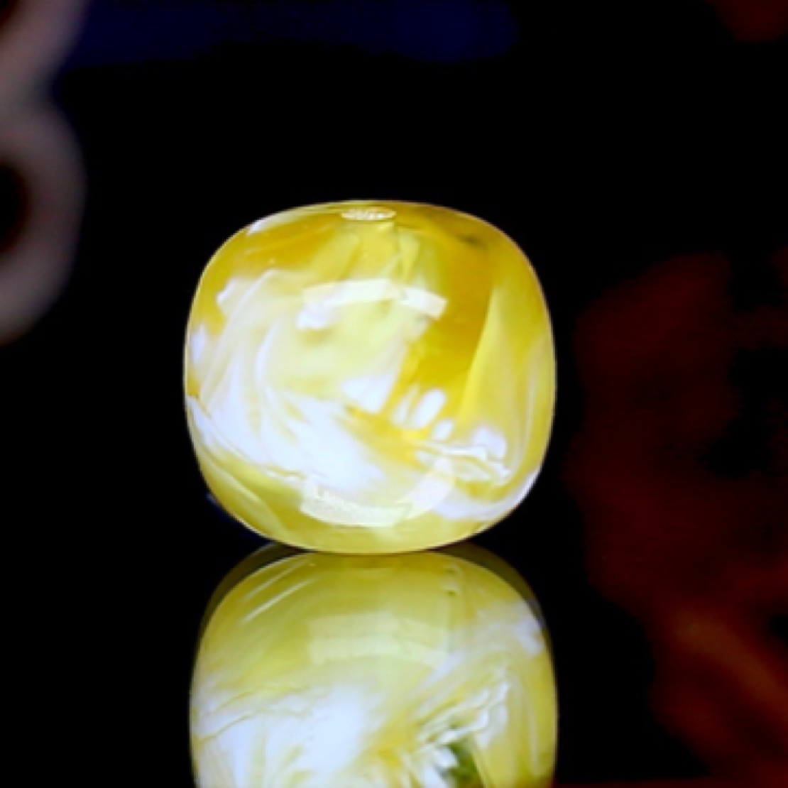 11.5*10.5mm溶洞蛋花精工老型单珠 一颗难求的好珠子多样性发其一