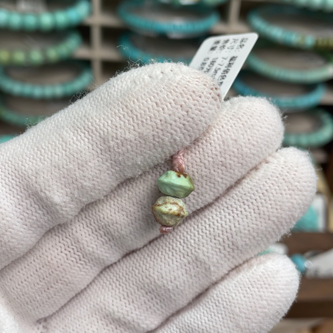 绿松石未镶嵌福利俏色菜籽百香2