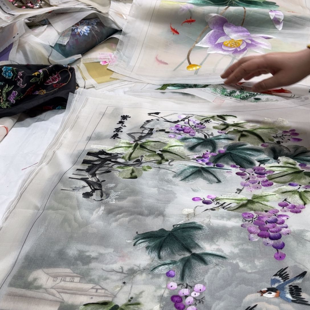 刺绣纯手工制作工艺制作