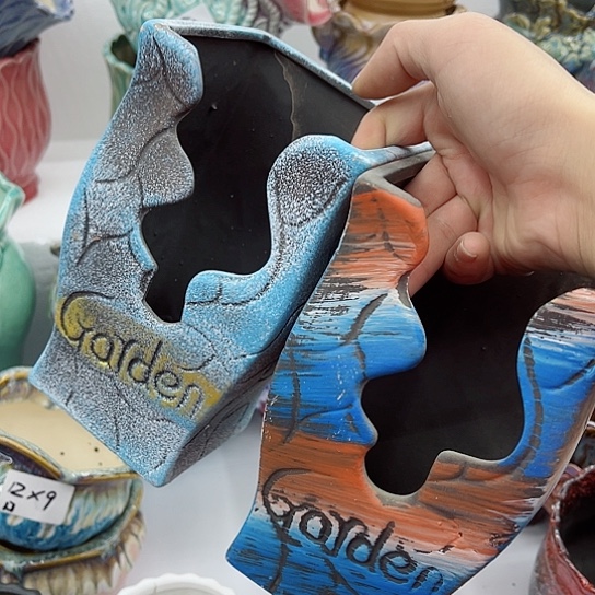 红陶多肉绿植陶瓷花盆