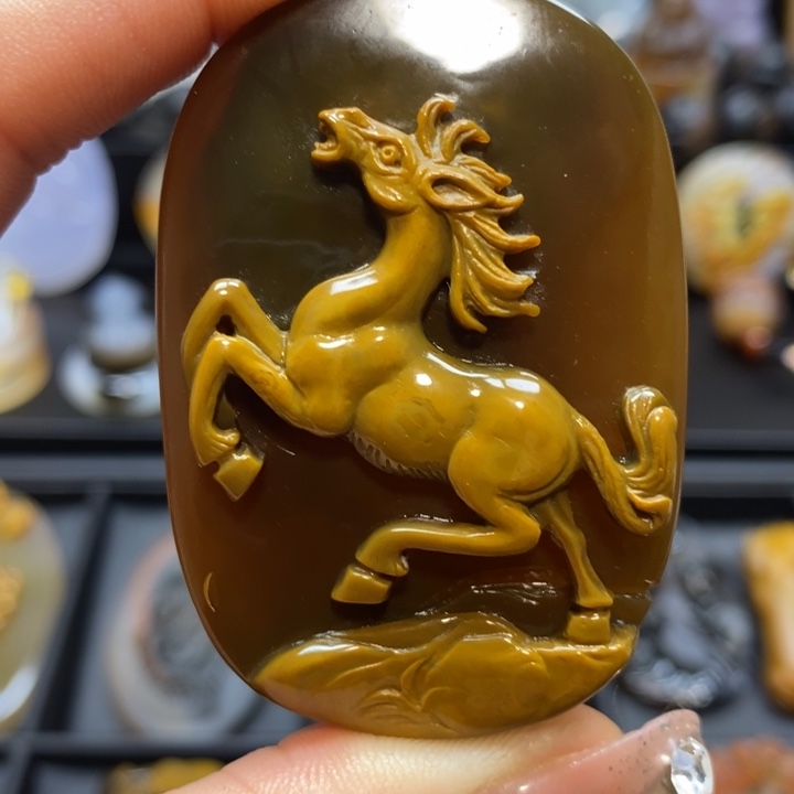 華***澔玛瑙/玉髓未镶嵌吊坠(不含链)