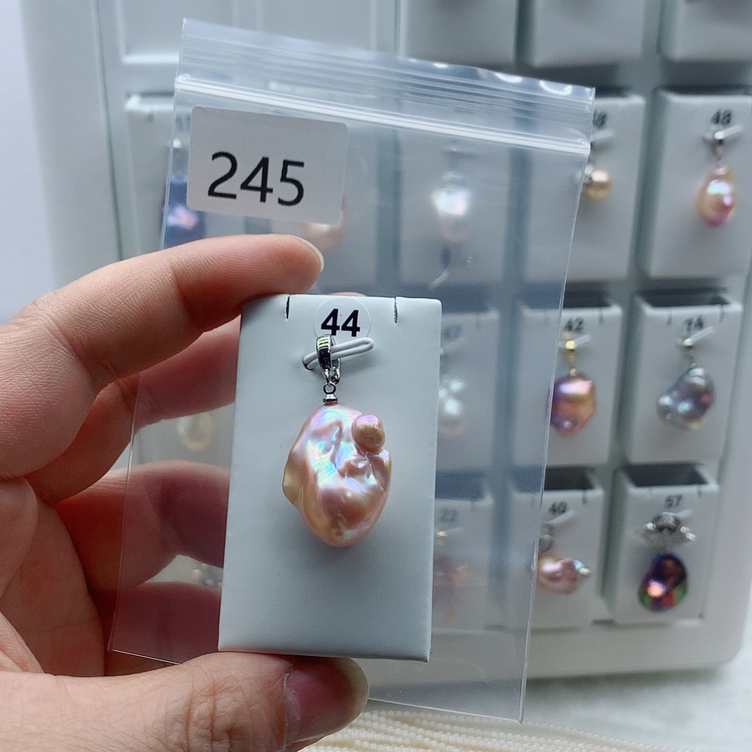 吊坠(不含链)淡水珍珠合金