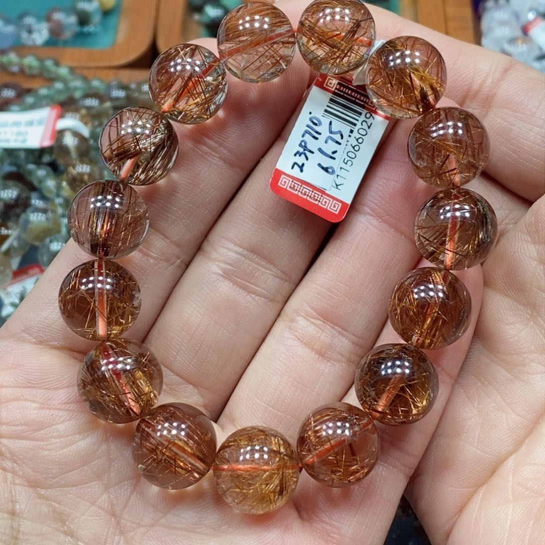 水晶手串未镶嵌天然