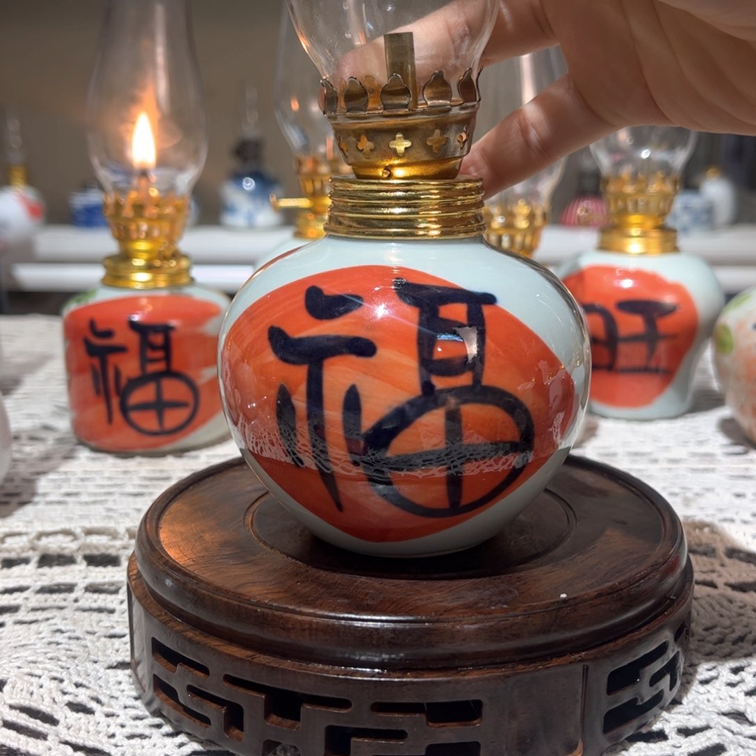 摆件景德镇手工香薰灯