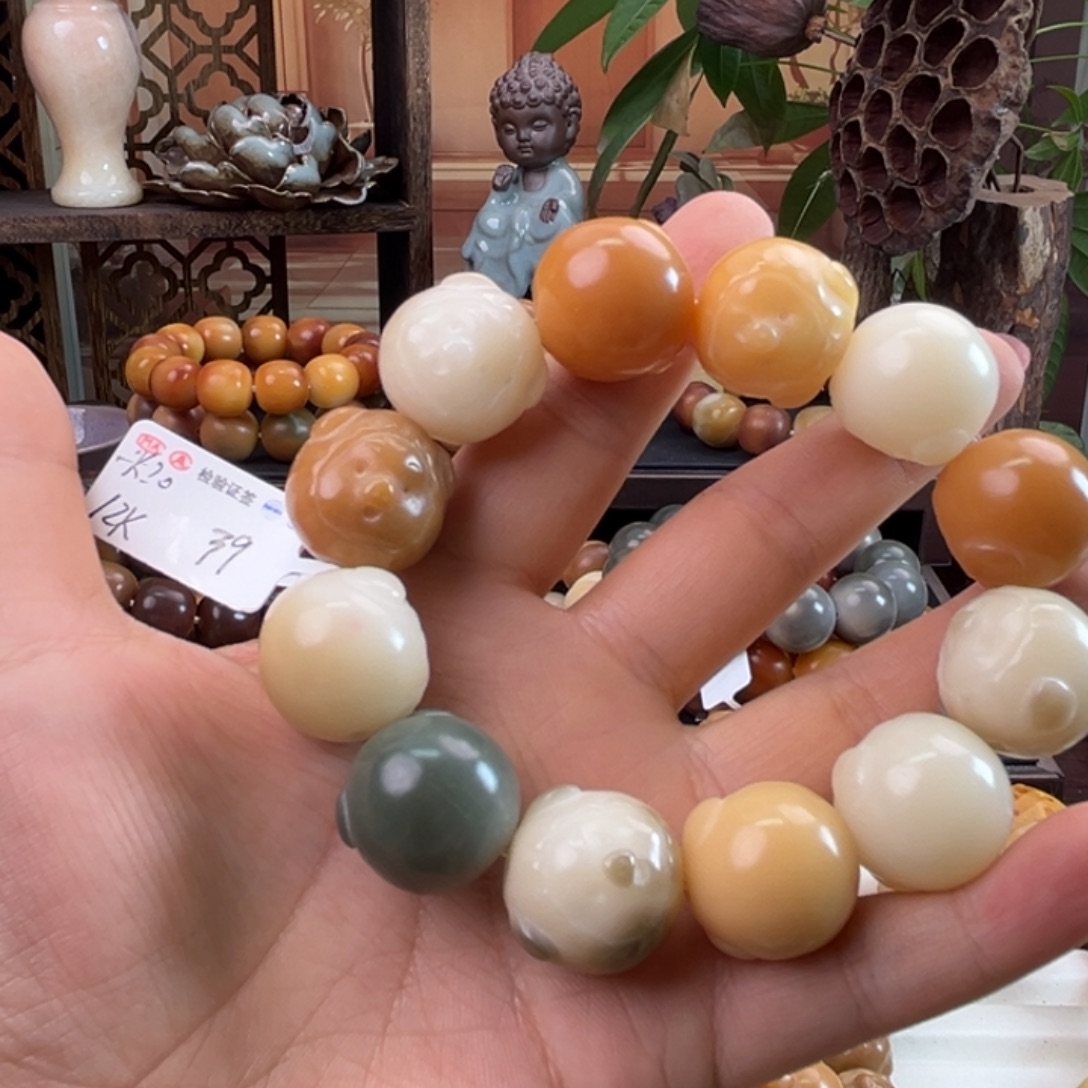 菩提根/象牙果手串卡20围脖猪福利出
