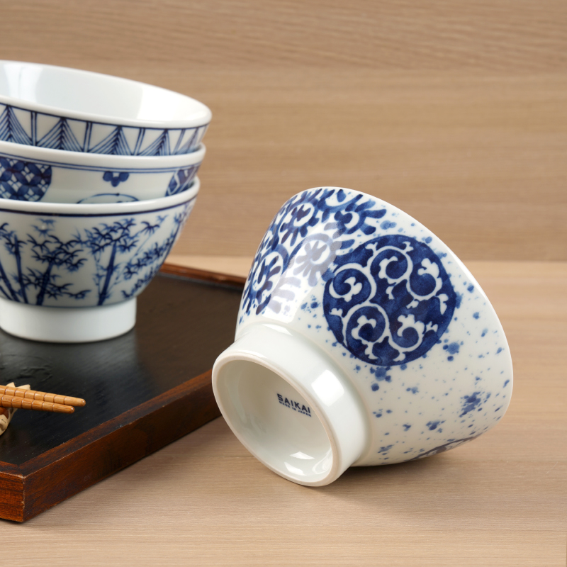 HASAMI-YAKI/波佐见烧日本原装进口高山陶瓷家用饭碗斗笠家用