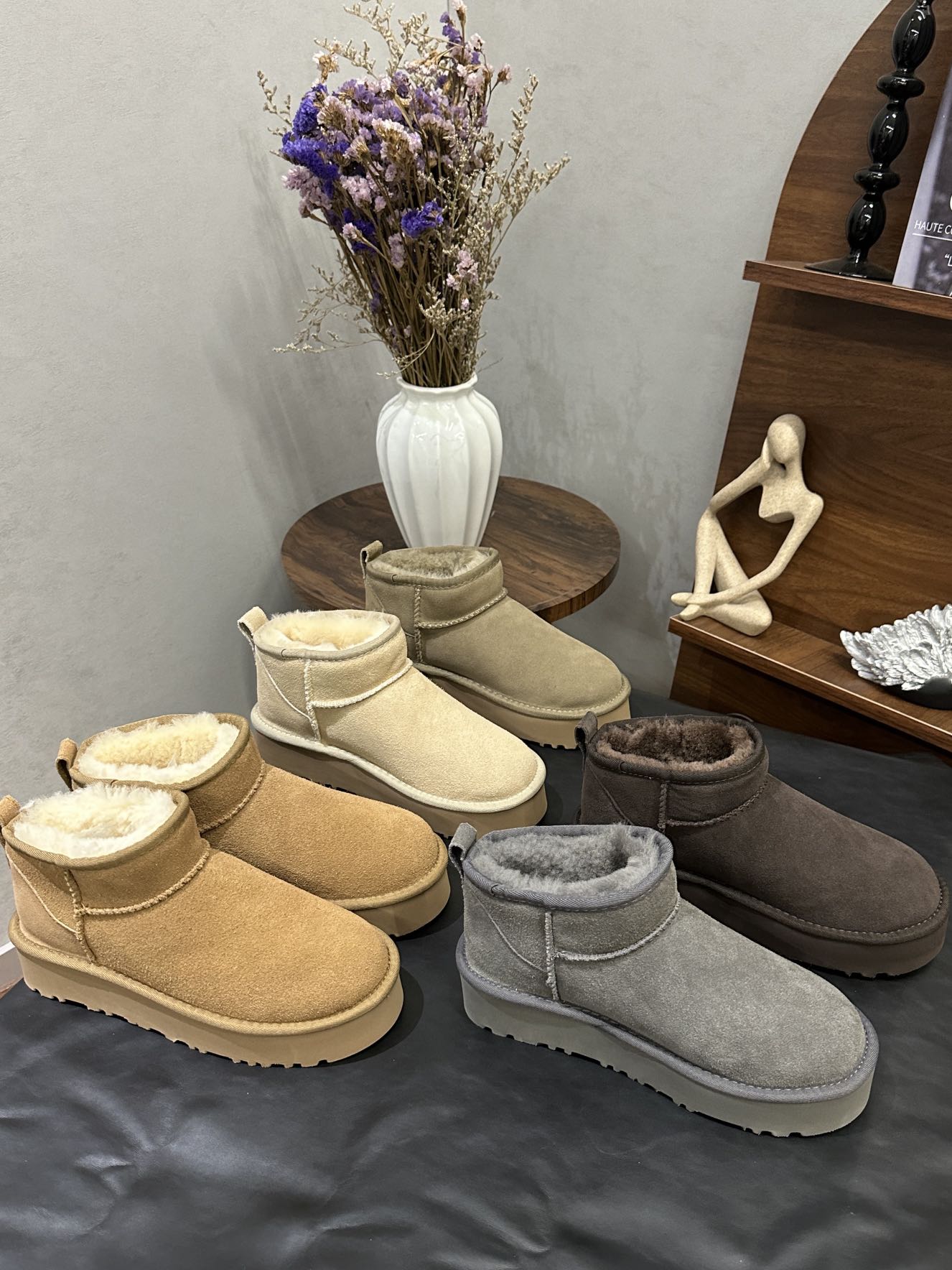 桑坡雪地靴浮力价格！秋冬保暖真羊皮毛时尚雪地靴听清楚编码下单