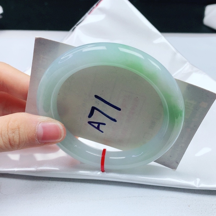 【闪购商品】翡翠手镯（圆镯）未镶嵌天然缅甸a货手镯55