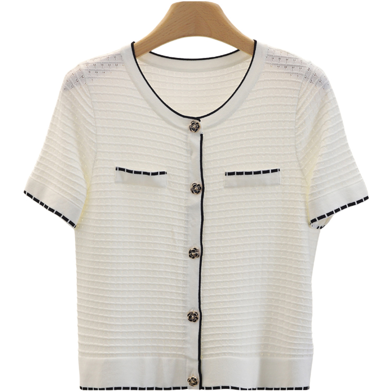 F965-伍莎服饰云仓百搭时尚新款毛针织衫#ZHX46C001