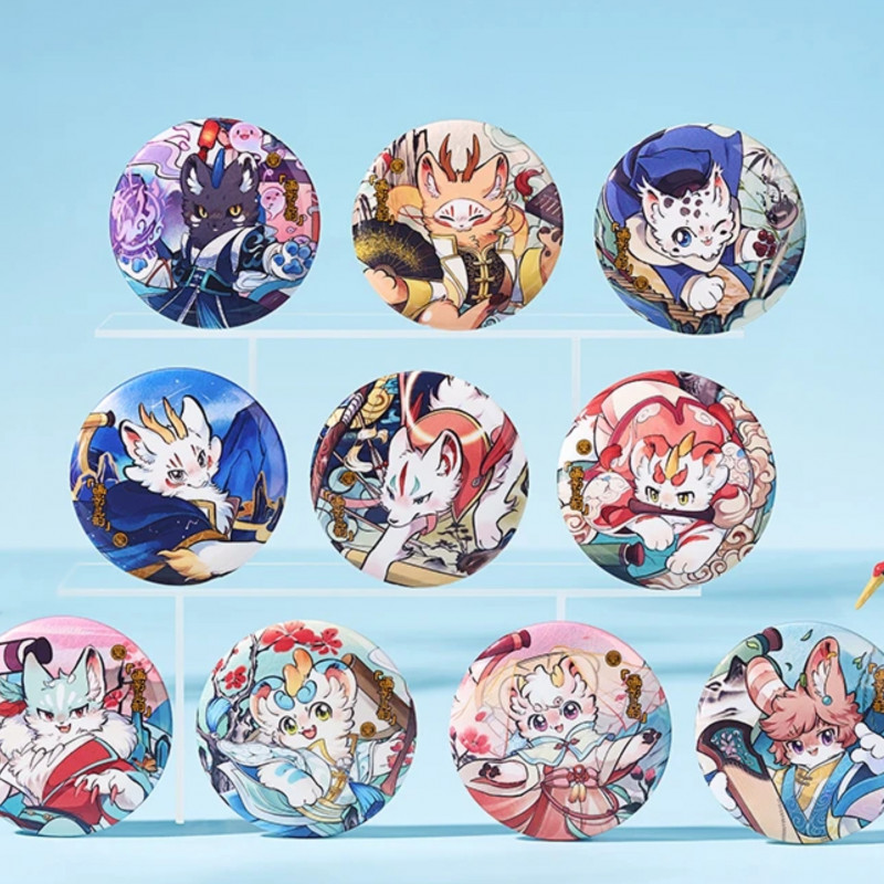 有兽焉-画影灵韵全系列吧唧透卡拍立得色纸亚克力挂件冰箱贴