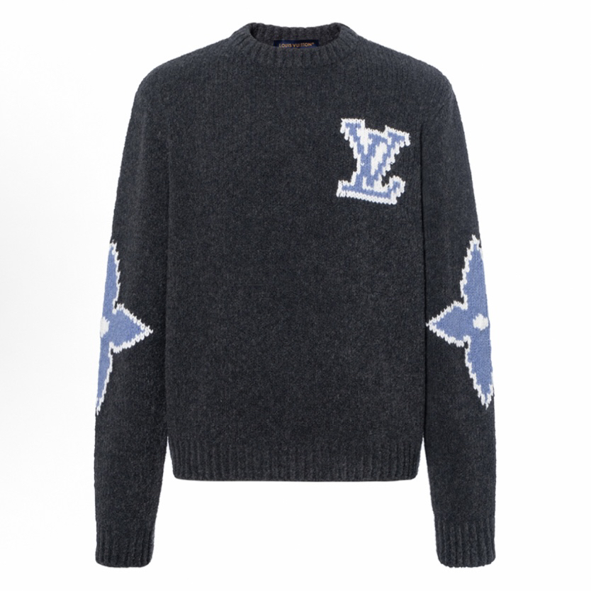 未使用 LouisVuitton/路易威登 fw24滑雪泰迪毛衣 4L码 md1989