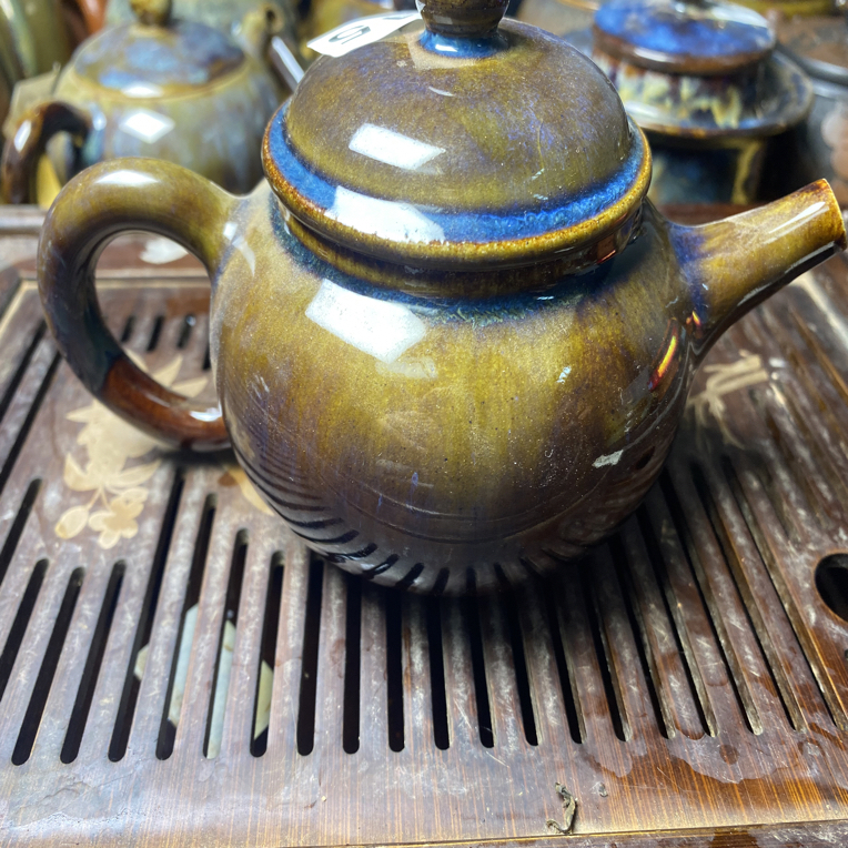建水紫陶灯笼壶泡茶壶230毫升左右