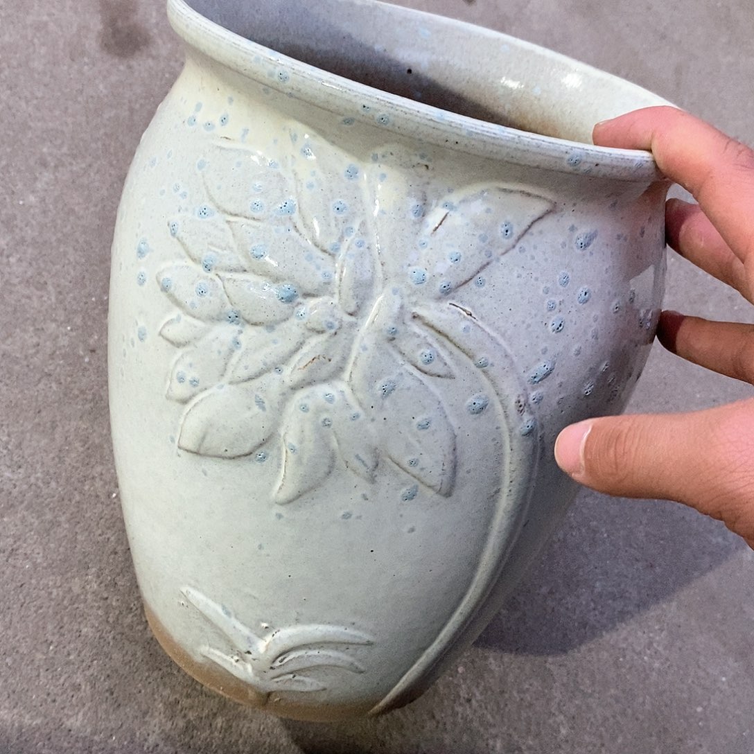 紫砂花盆正品口20高25