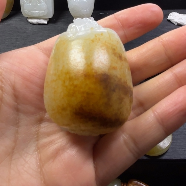 和田玉吊坠(不含链)未镶嵌个