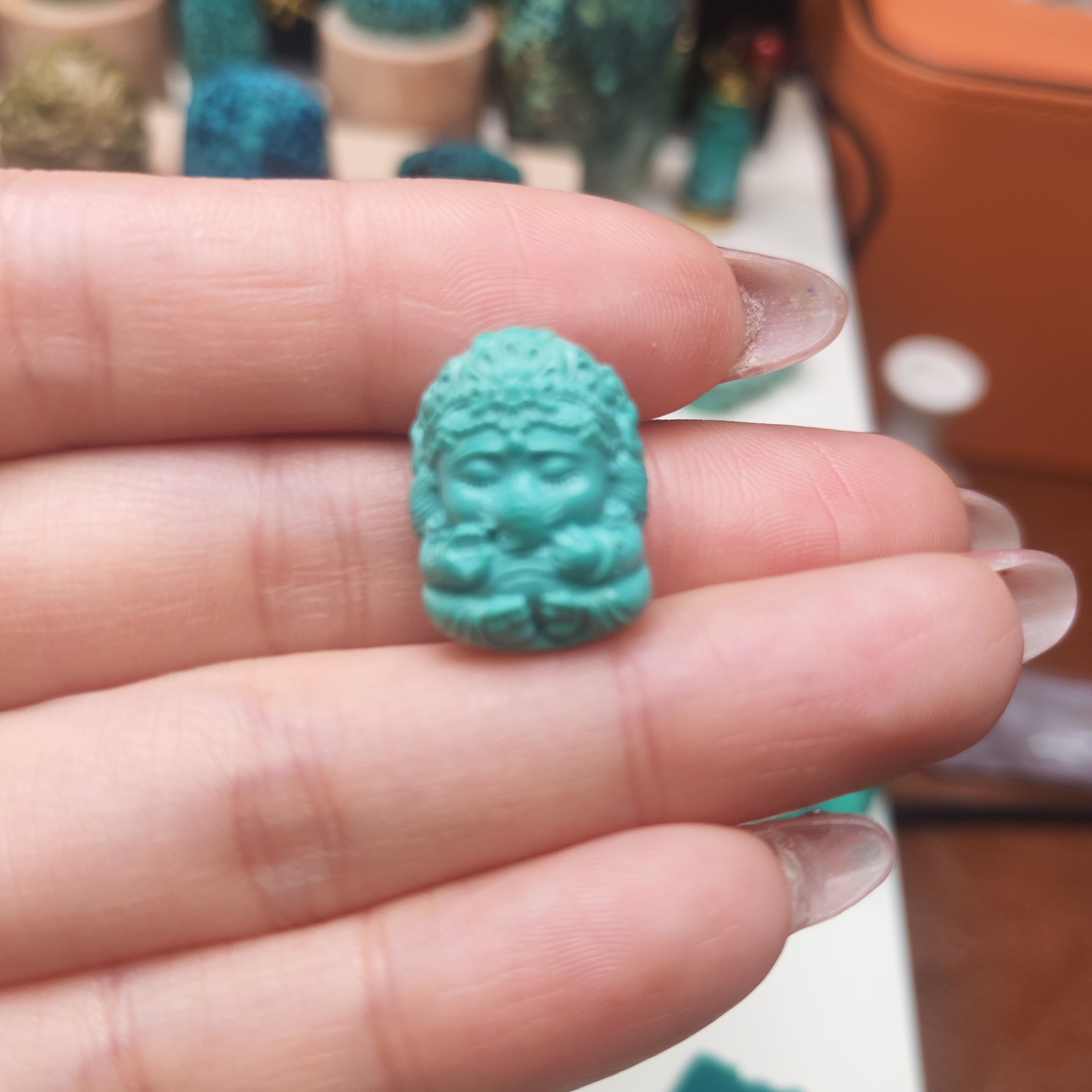 湖北十堰原矿绿松石