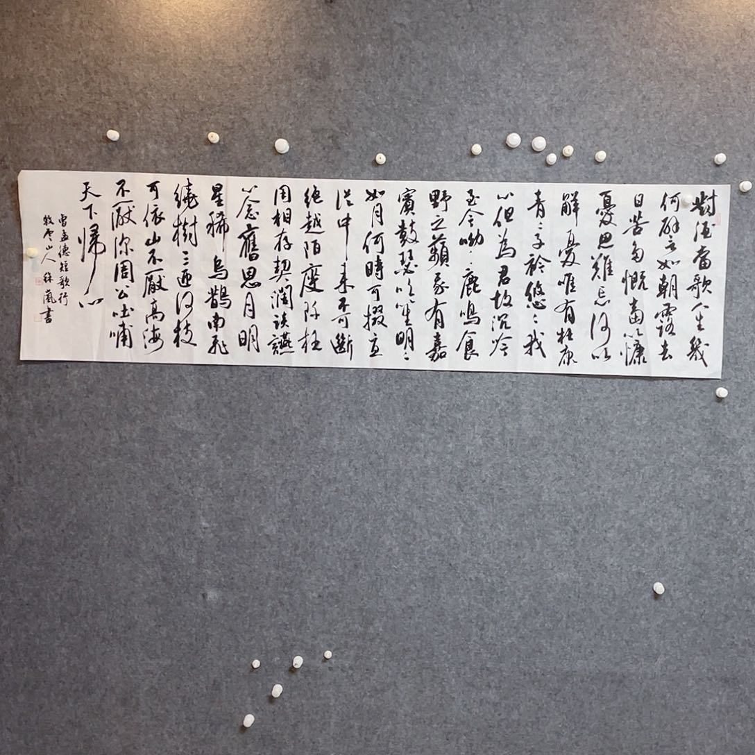 书法北兰亭徐岚180×50啊