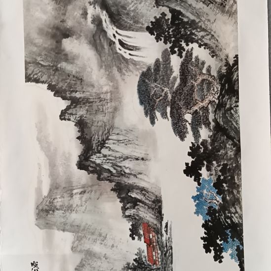 吉***照国画前方艺术馆作品作品系列