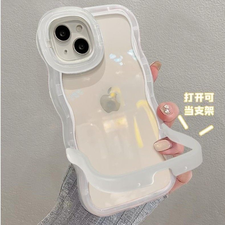 懒人双支架适用苹果14iPhone15/16promax手机壳13女12手机壳11
