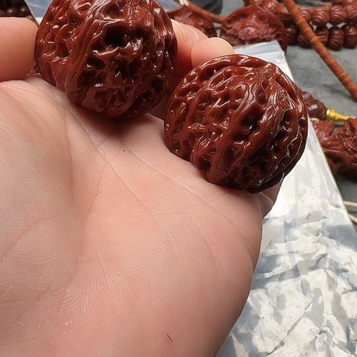 吊坠文玩核桃苹果020