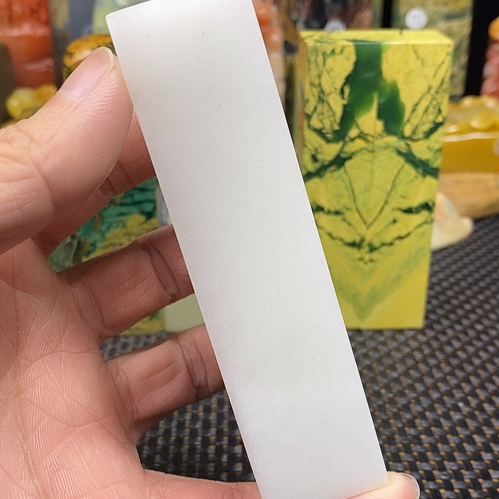 青田石印石昆仑猪油白