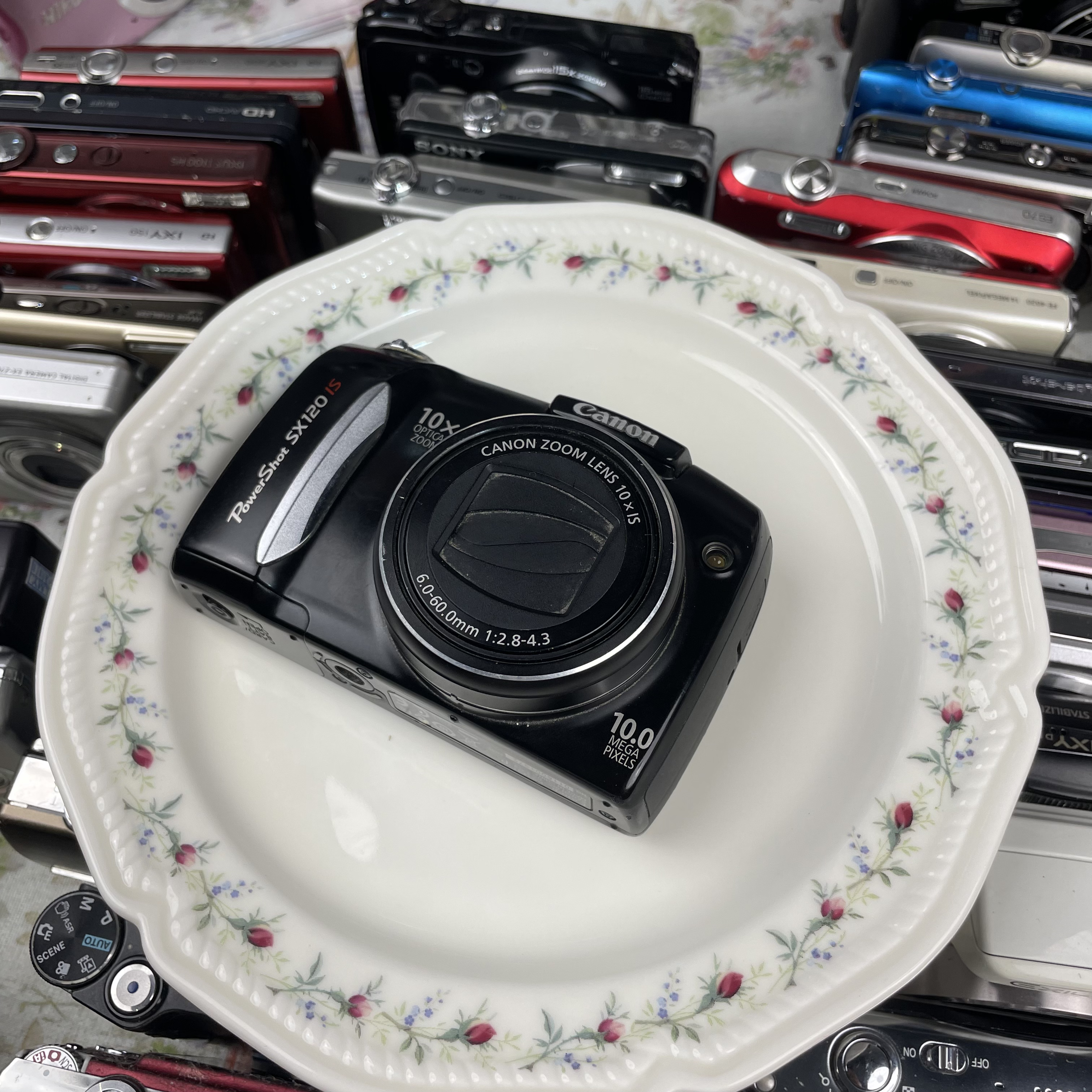 95新 佳能 sx120配件齐全1000w像素10倍变焦自倍5号电池