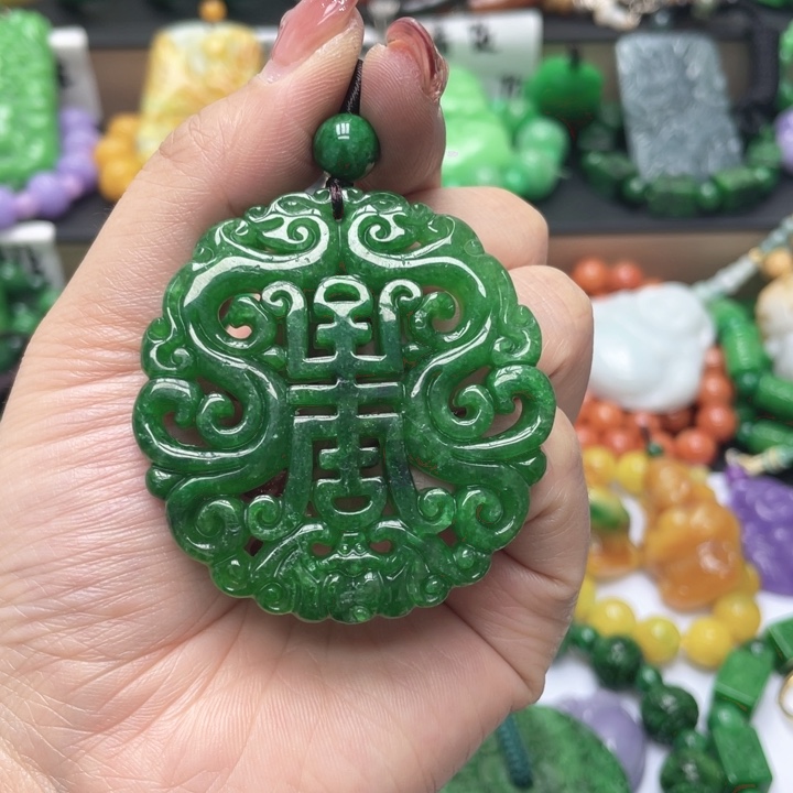 翡翠未镶嵌手链项链15