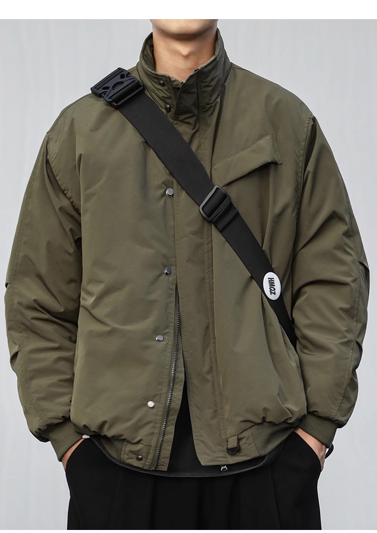 【扣号链接 叫到名字再拍】时尚男装潮流休闲男士小香风短款毛呢格