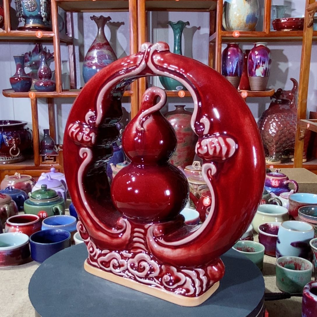 摆件神垕镇原产地钧瓷！