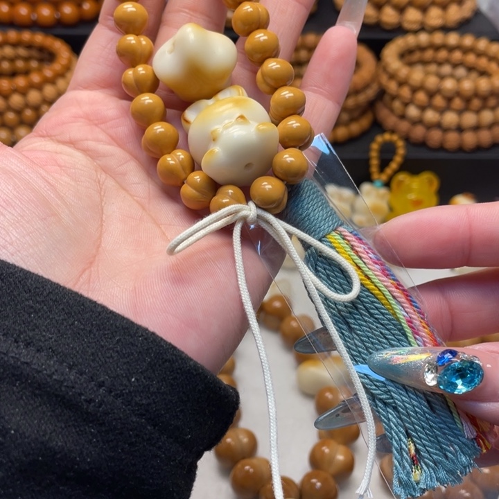 ****木猴头核桃手串全品小屁桃加星星兔子