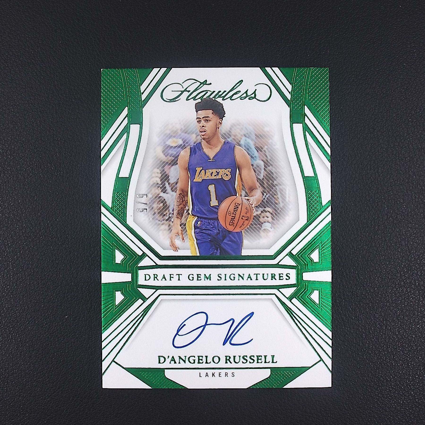 德安吉洛拉塞尔 手提 5编 帕尼尼NBA国宝手提签字球星卡 