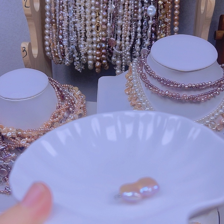 淡水珍珠手绳合金卡*换银