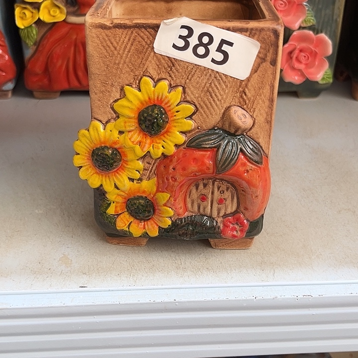 粗陶材质多肉花盆