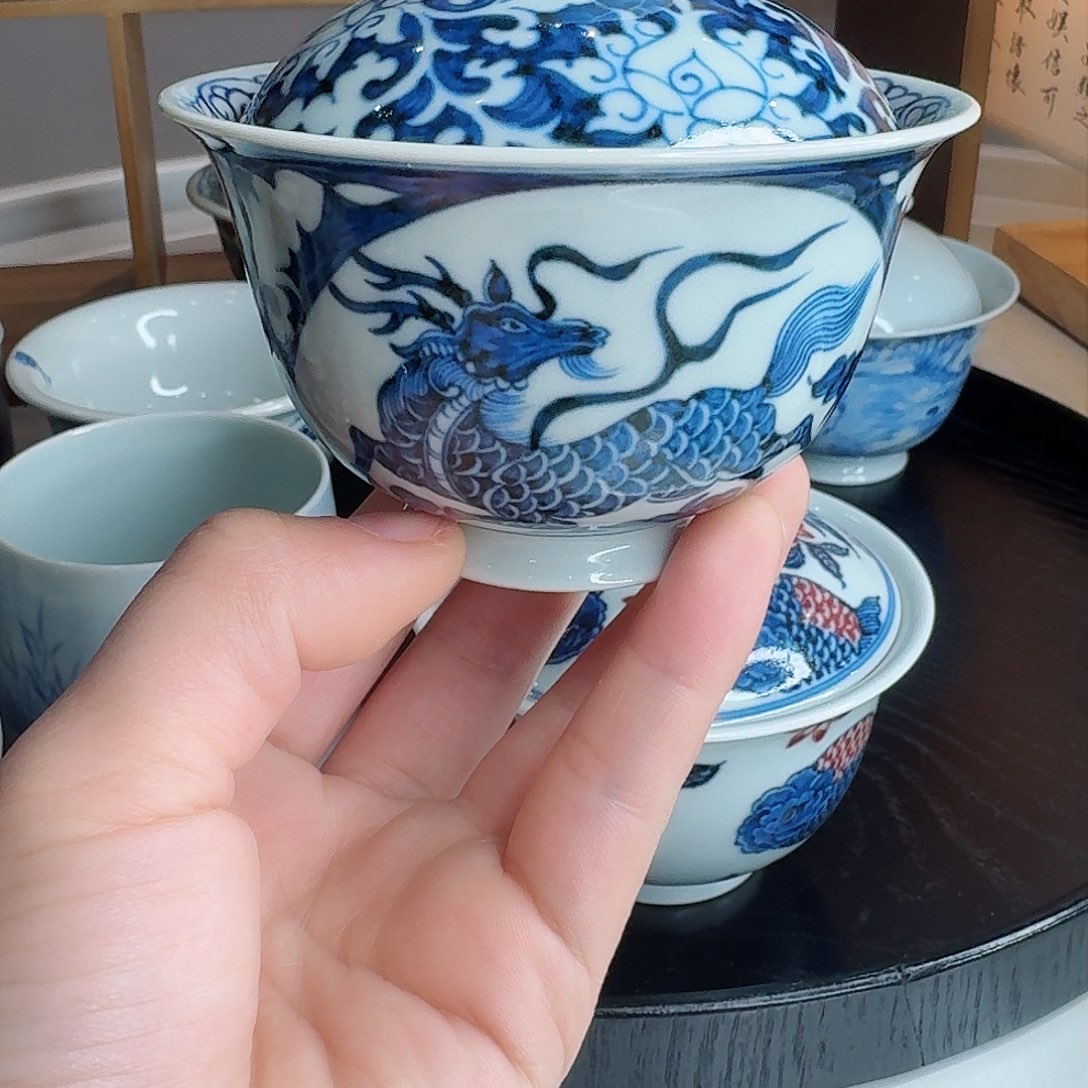 景德镇清风瓷影手工手绘