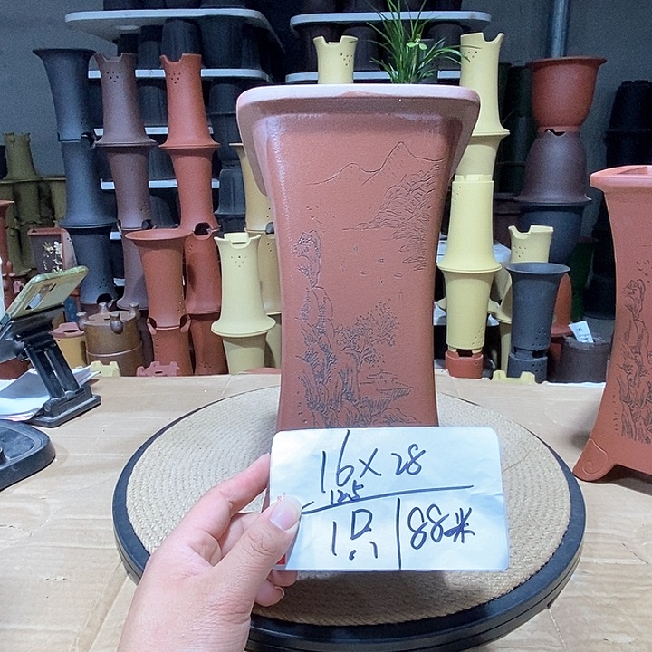 紫砂花盆紫砂花盆