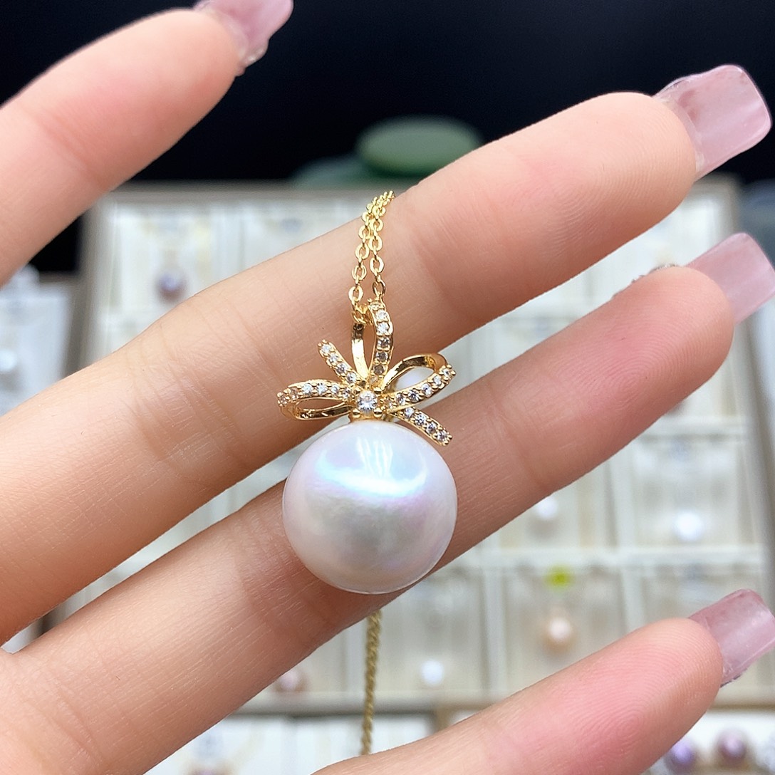 淡水珍珠颈饰合金