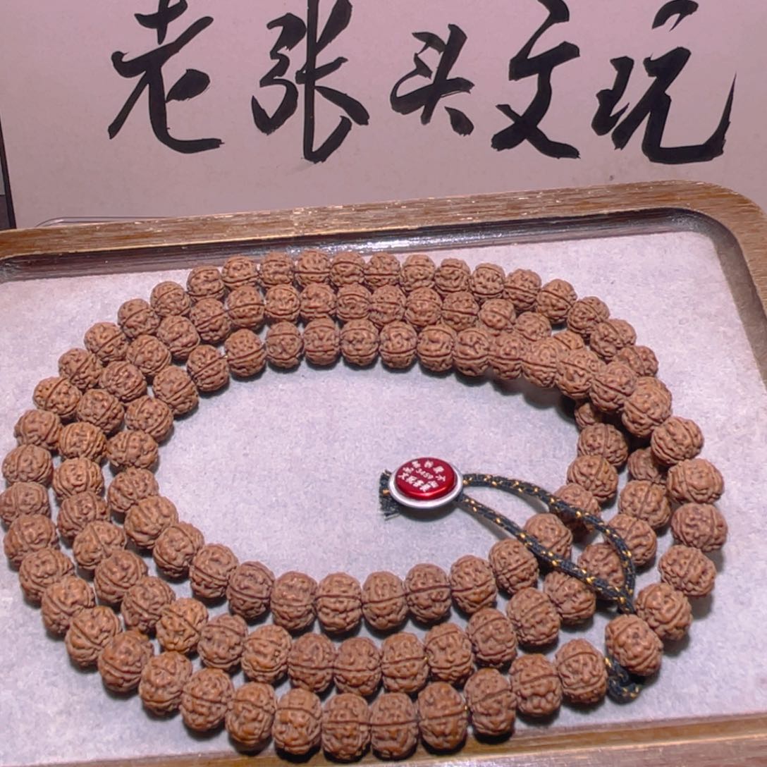 手串金刚菩提飞*的3459老树王108颗10.5