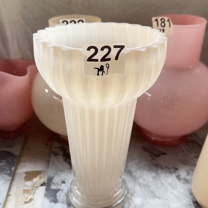 15*26折纸米白花瓶福利款