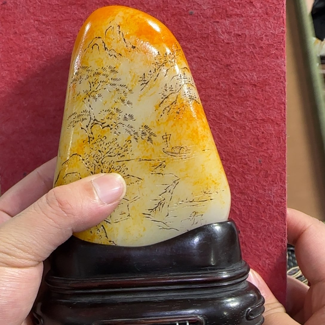 和田玉未镶嵌挂件如****司