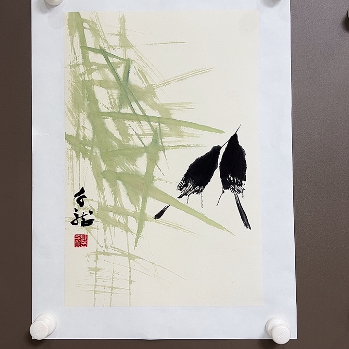 国画郭千龙  手绘原创