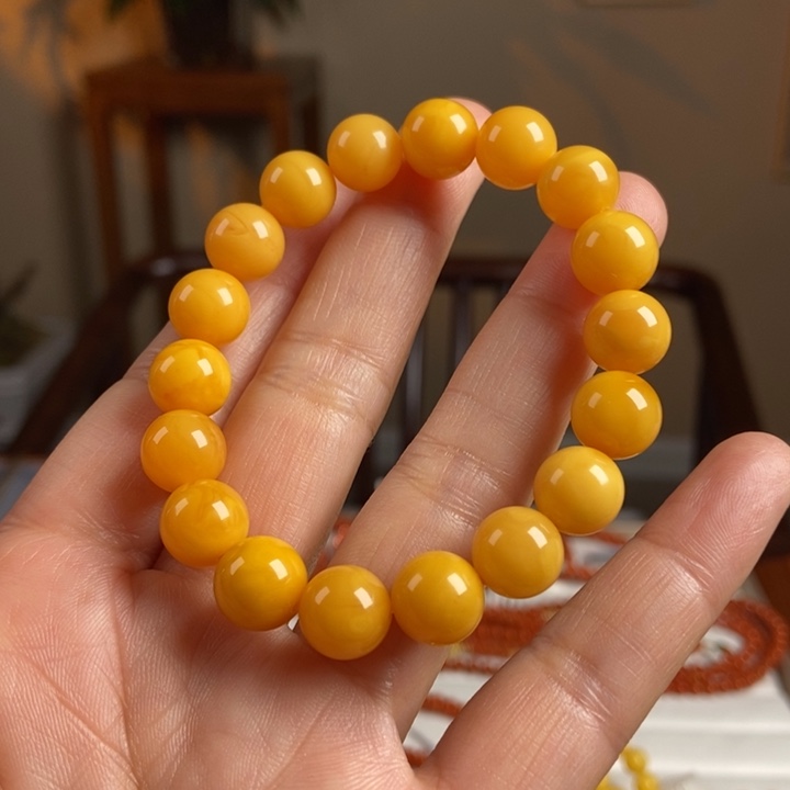 琥珀手链未镶嵌蜜蜡手串10