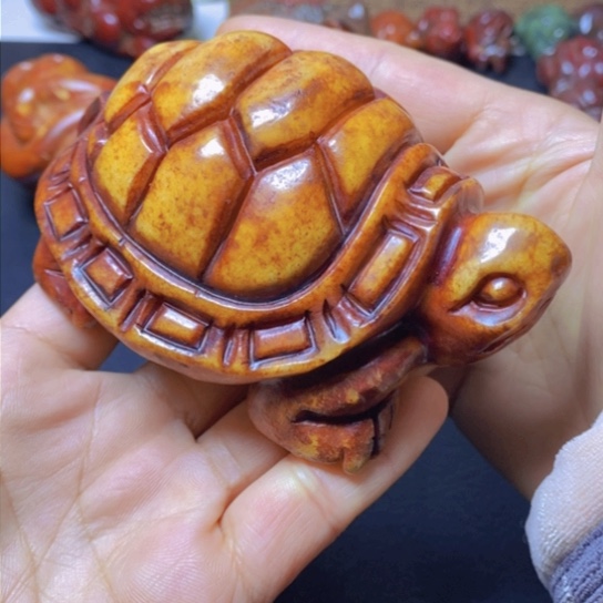 白玉菩提吊坠摆件