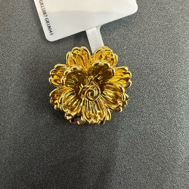 【莹莹专享】足金999 金花 ZP  0.46 纳金添福