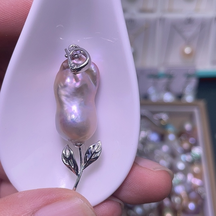 颈饰合金淡水珍珠53