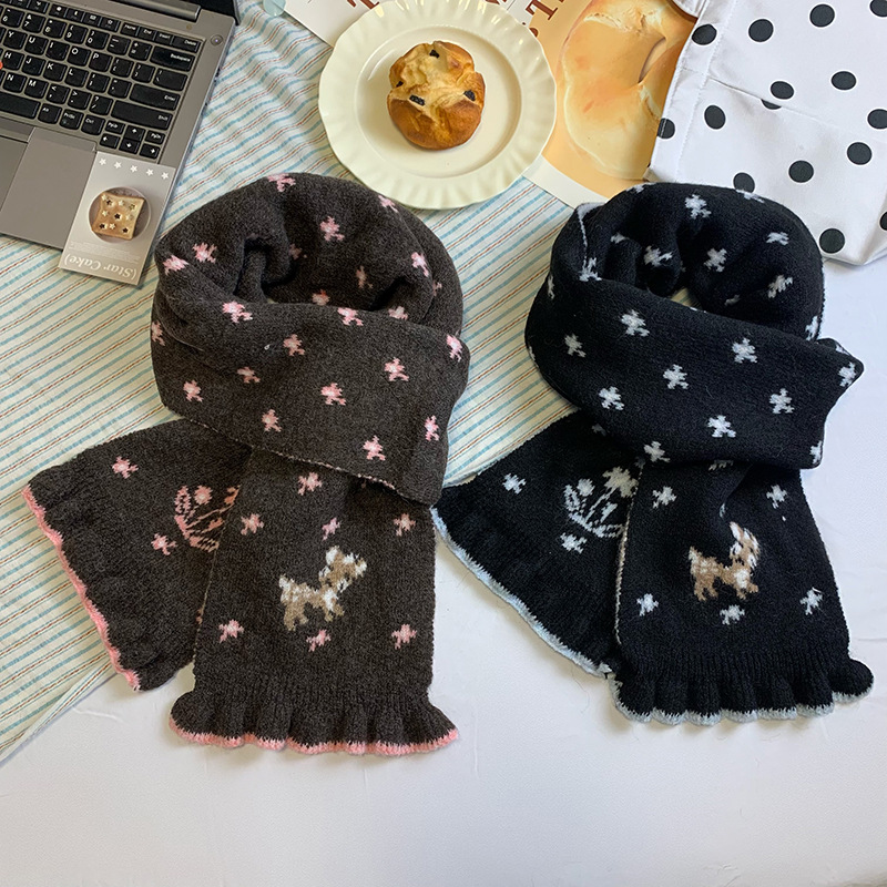 小鹿通用女士可爱风韩系披肩韩版学生ins女围巾保暖