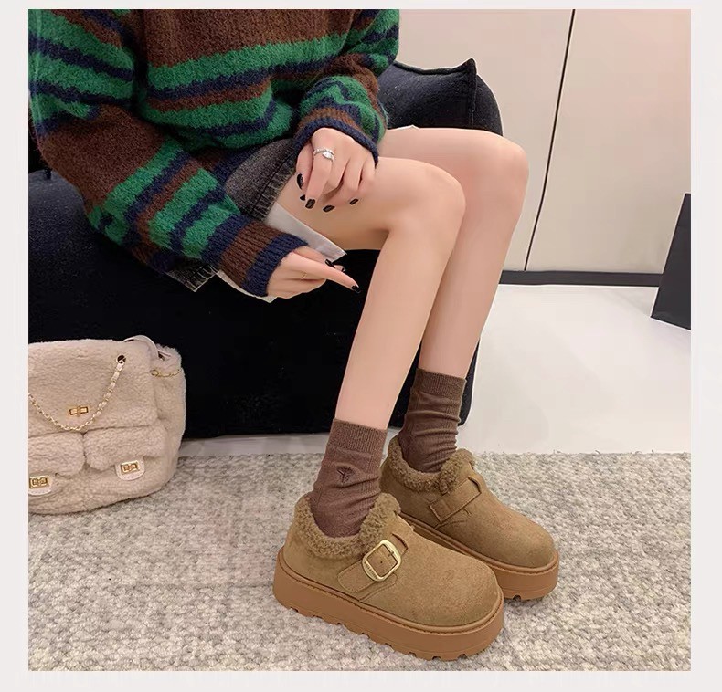 810-2#厚底加绒勃肯鞋