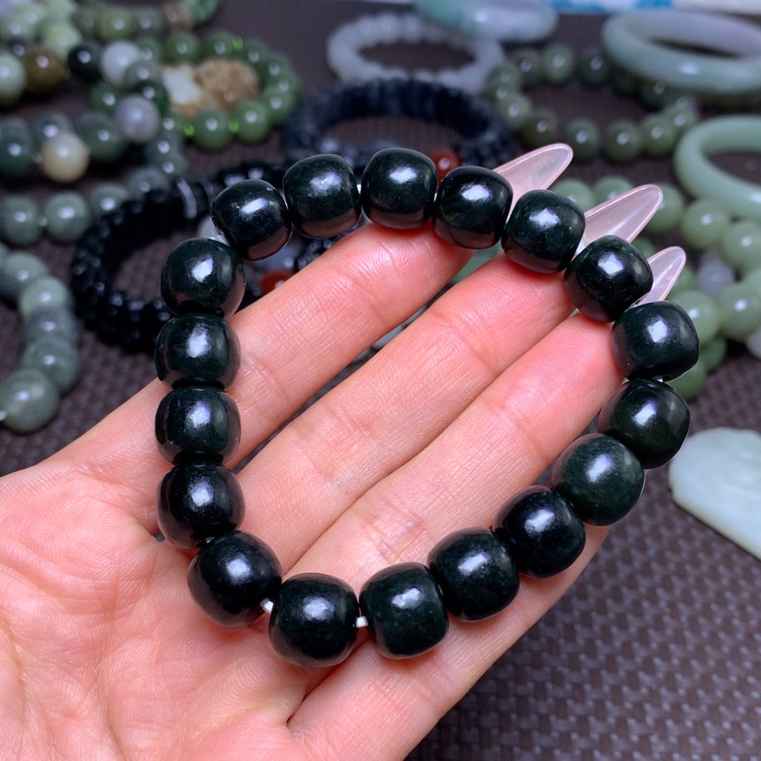 未镶嵌手串和田玉卡12