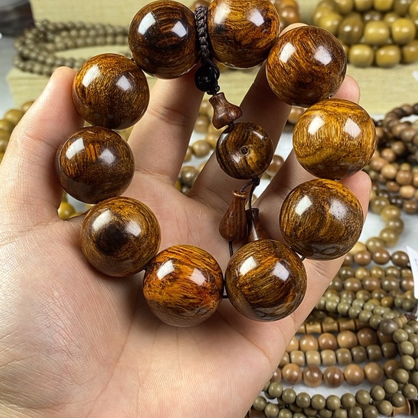 【闪购商品】檀香木手串/手链海南黄花梨降香黄檀2.5