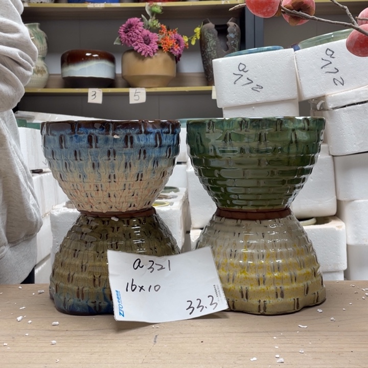 粗陶多肉花盆微瑕321